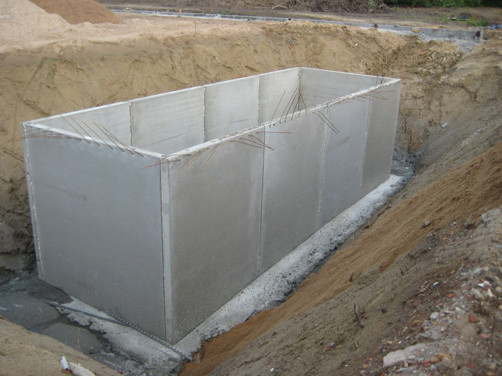 Billede af silo konstruktion - fundament 2
