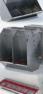 Billede af tørfoder automat rustfri stål